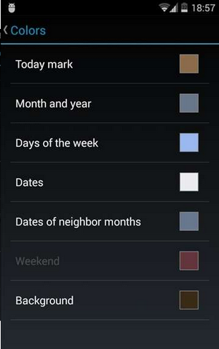 月历桌面部件:Month Calendar Widget软件截图4