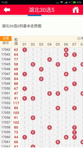 湖北30选5游戏截图3