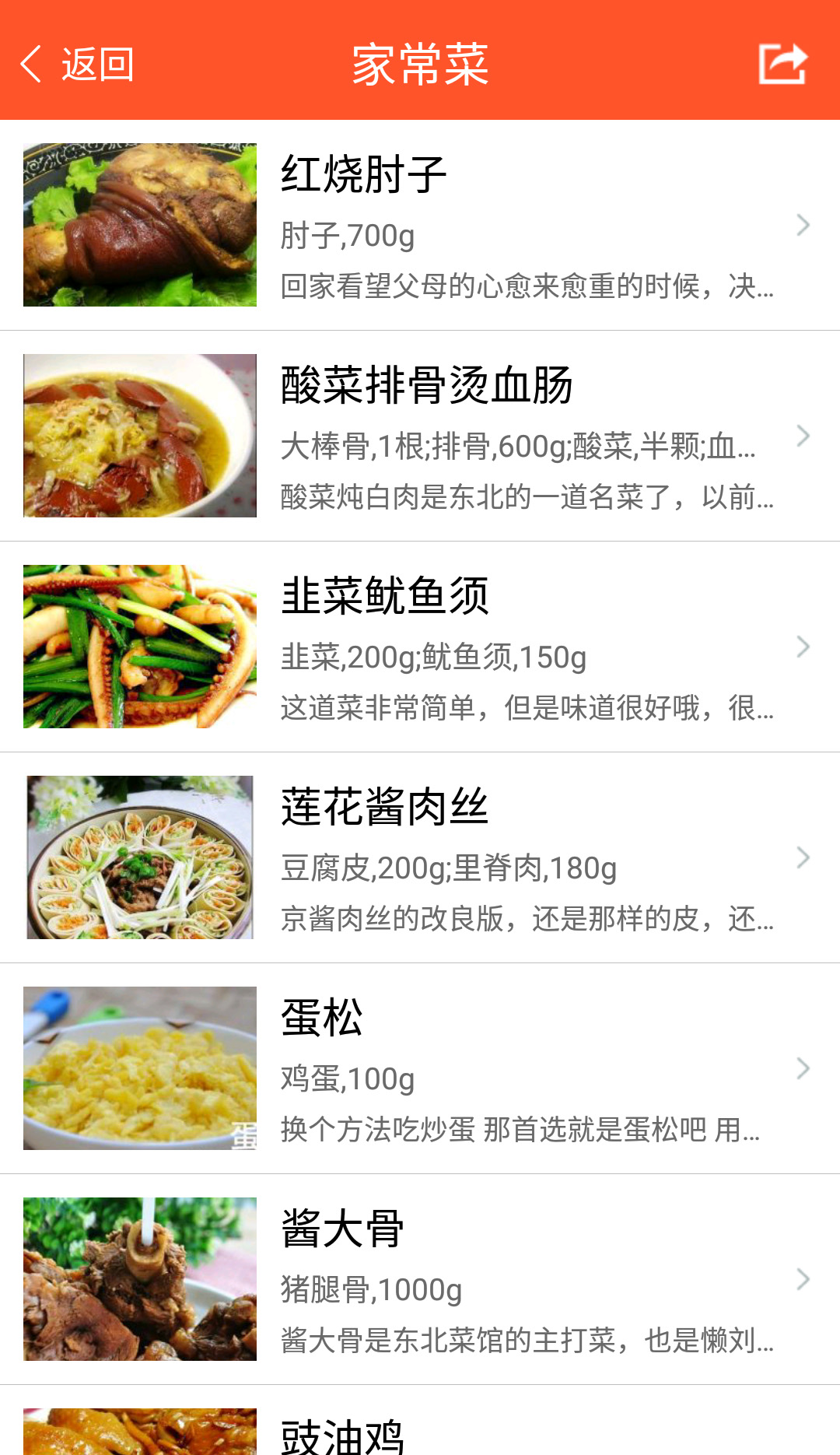 家常菜食谱大全游戏截图2